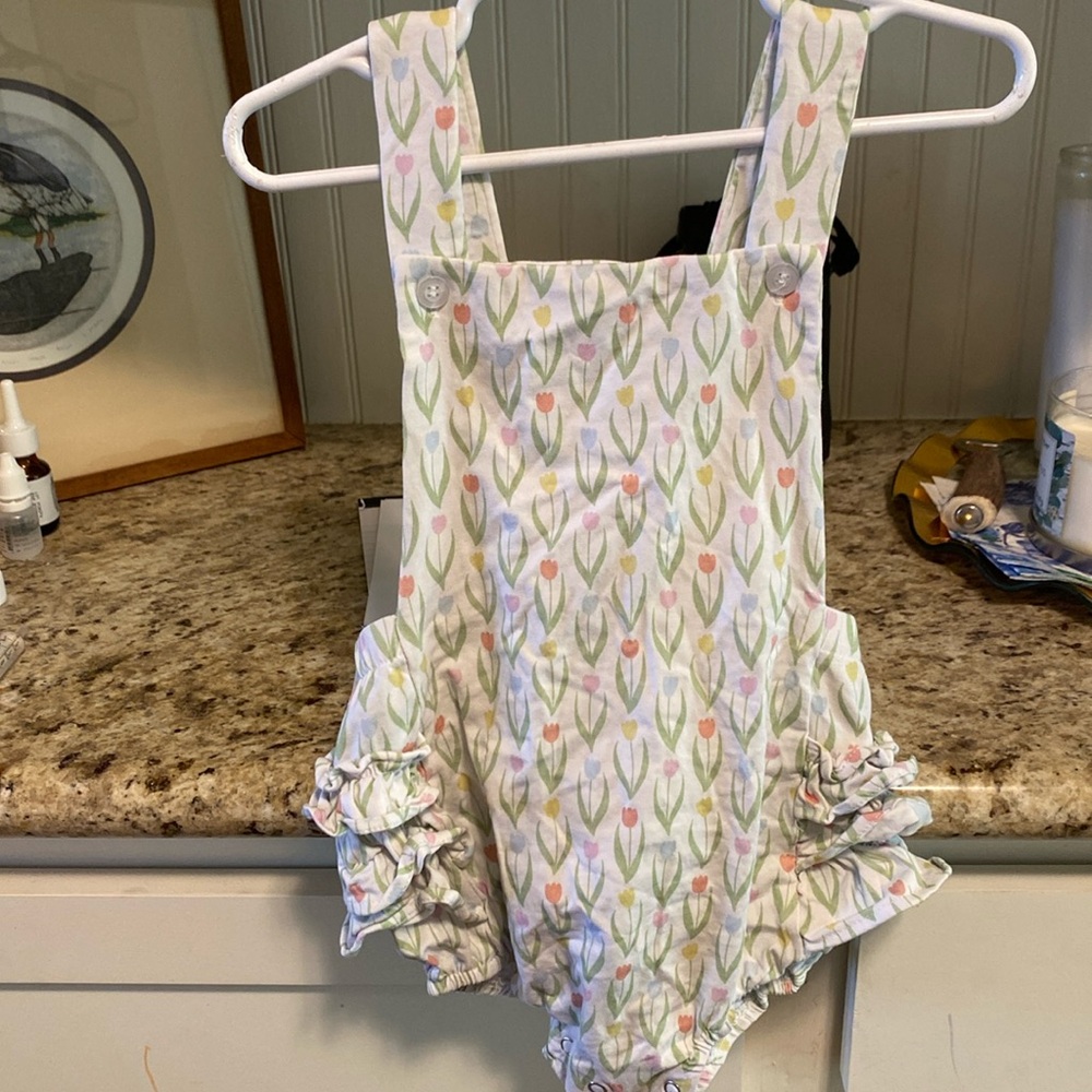 Stitchy Fish Tulip Sun Suit